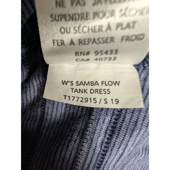 Toad & Co Women's Blue Shadow Line Samba Flow Tank Dress Size Small Sporty - Picture 7 of 9